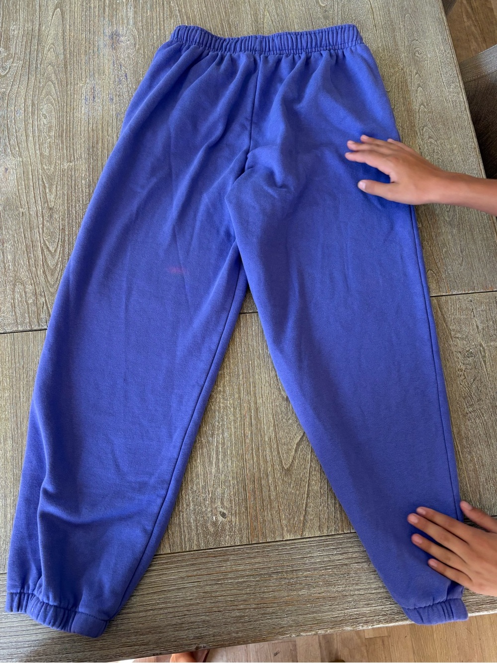 GAP Kids Royal Purple Fleece Joggers - Picture 2 of 2